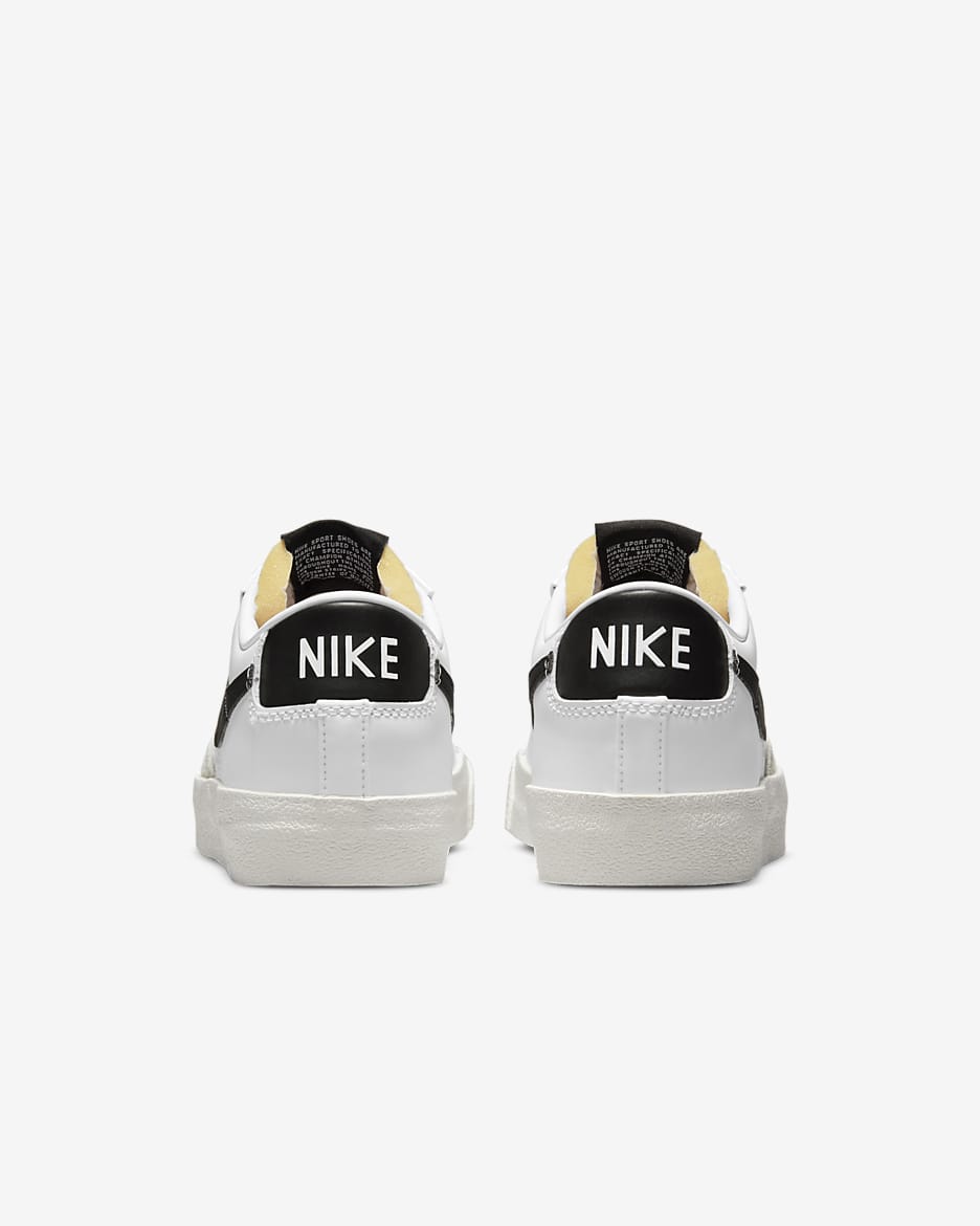 Nike Blazer Low 77 White Black Women s